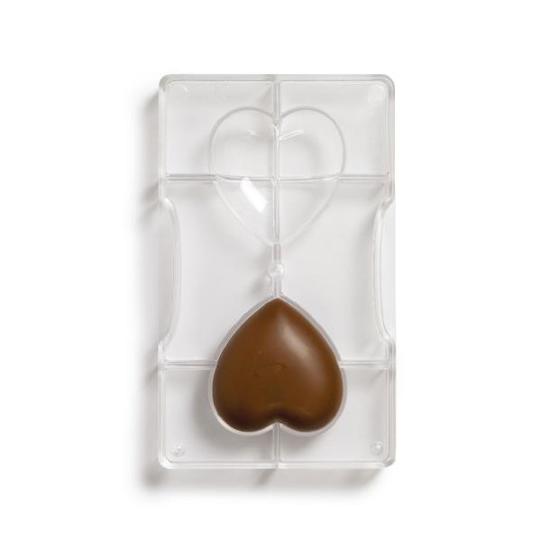 STAMPO POLICARBONATO CUORE 2 CAVITA' 67,9x66,4 h 20 mm 1 STAMPO POLICARBONATO CUORE 2 CAVITA' 67,9x66,4 h 20 mm