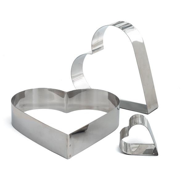 SAGOME IN ACCIAIO INOX CUORE 1 SAGOME IN ACCIAIO INOX CUORE