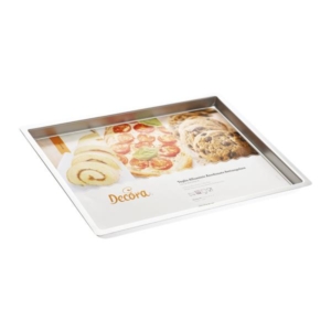 TEGLIA PROFESSIONALE ANODIZZATA RETTANGOLARE 30X40 h.2,5