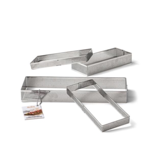 SAGOME MICROFORATE IN ACCIAIO INOX RETTANGOLO