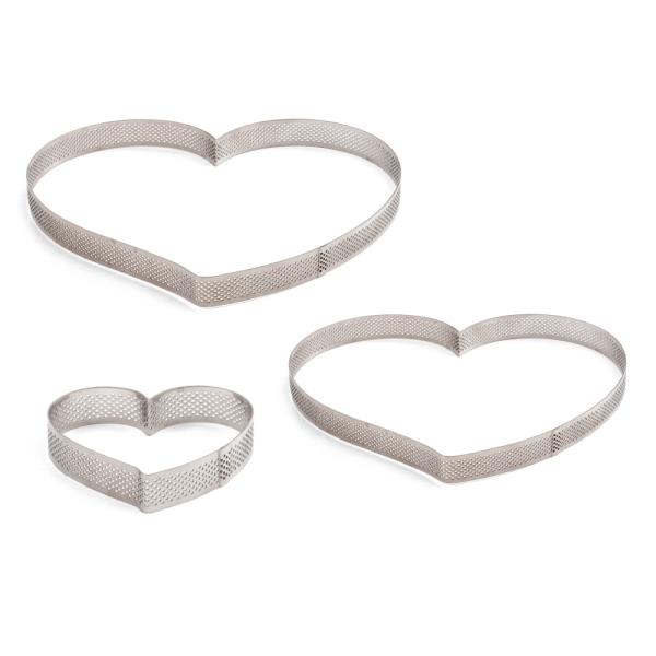 SAGOME MICROFORATE IN ACCIAIO INOX CUORE 1 SAGOME MICROFORATE IN ACCIAIO INOX CUORE