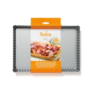 STAMPO CROSTATA FONDO MOBILE 32x22 cm. h.3.5 pz.1