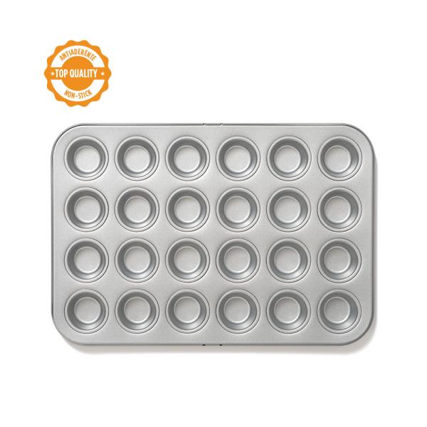 STAMPO MINI MUFFIN 24 CAVITA' Ø4,3 cm 2 STAMPO MINI MUFFIN 24 CAVITA' Ø4,3 cm