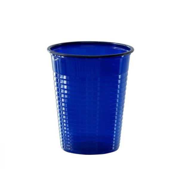 BICCHIERE PLASTICA BLU PZ.50 1 BICCHIERE PLASTICA BLU PZ.50