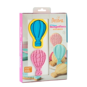 SET 3 TAGLIAPASTA E MARCATORI 3D MONGOLFIERE