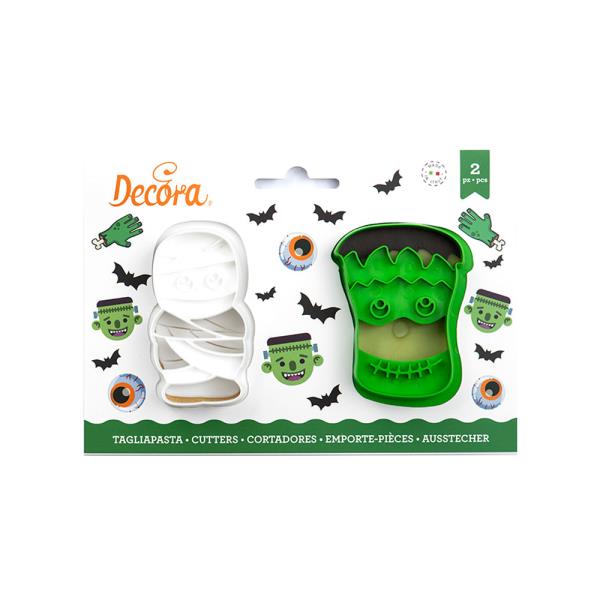 SET 2 TAGLIAPASTA IN PLASTICA MUMMIA E MOSTRI 1 SET 2 TAGLIAPASTA IN PLASTICA MUMMIA E MOSTRI
