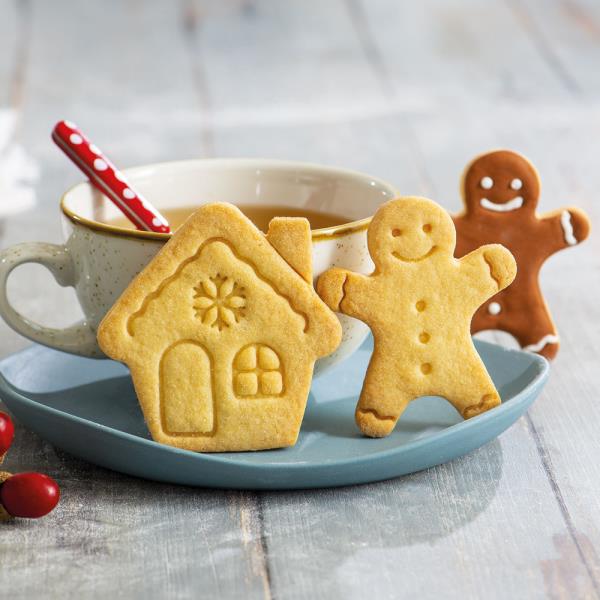 SET 2 TAGLIAPASTA IN PLASTICA GINGERBREAD E CASA 4 SET 2 TAGLIAPASTA IN PLASTICA GINGERBREAD E CASA
