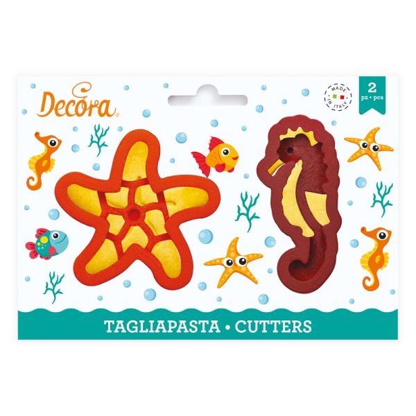 SET 2 TAGLIAPASTA STELLA MARINA E CAVALLUCCIO MARINO 1 SET 2 TAGLIAPASTA STELLA MARINA E CAVALLUCCIO MARINO
