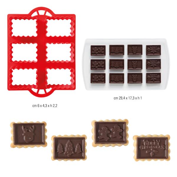 SET TAGLIAPASTA +STAMPO TERMOFORMATO BISCOTTI GALLETTE NATALE 2 SET TAGLIAPASTA +STAMPO TERMOFORMATO BISCOTTI GALLETTE NATALE