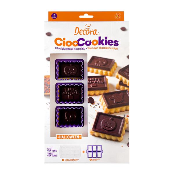 SET TAGLIAPASTA +STAMPO TERMOFORMATO BISCOTTI GALLETTE HALLOWEEN 1 SET TAGLIAPASTA +STAMPO TERMOFORMATO BISCOTTI GALLETTE HALLOWEEN