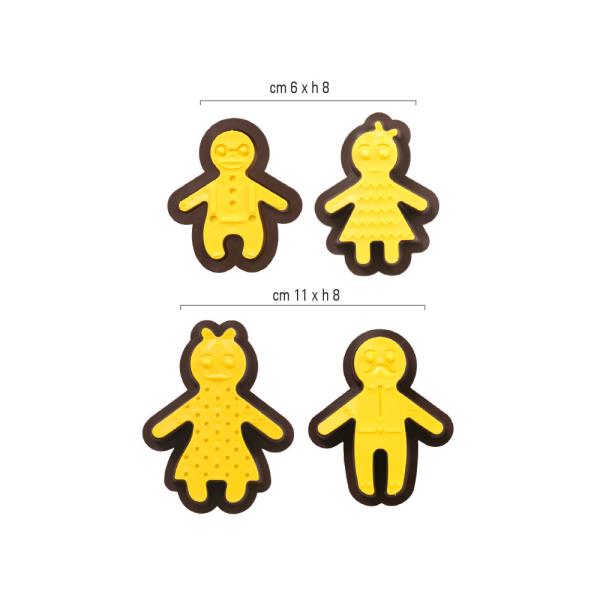 SET 8 TAGLIAPASTA IN PLASTICA FAMIGLIA 2 SET 8 TAGLIAPASTA IN PLASTICA FAMIGLIA