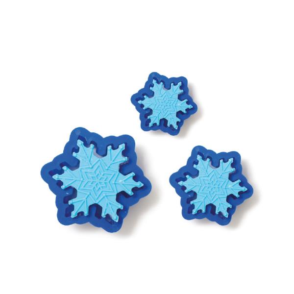 SET 6 TAGLIAPASTA IN PLASTICA FIOCCO DI NEVE 2 SET 6 TAGLIAPASTA IN PLASTICA FIOCCO DI NEVE