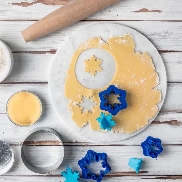 SET 3 TAGLIAPASTA FROZEN STAR IN PLASTICA 3 SET 3 TAGLIAPASTA FROZEN STAR IN PLASTICA