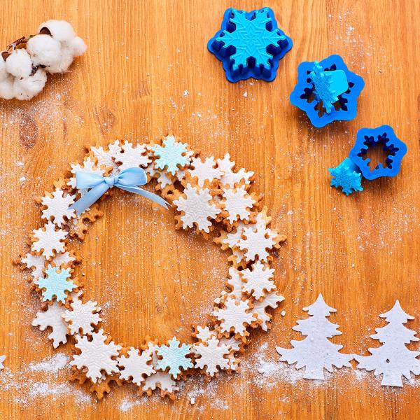 SET 6 TAGLIAPASTA IN PLASTICA FIOCCO DI NEVE 4 SET 6 TAGLIAPASTA IN PLASTICA FIOCCO DI NEVE