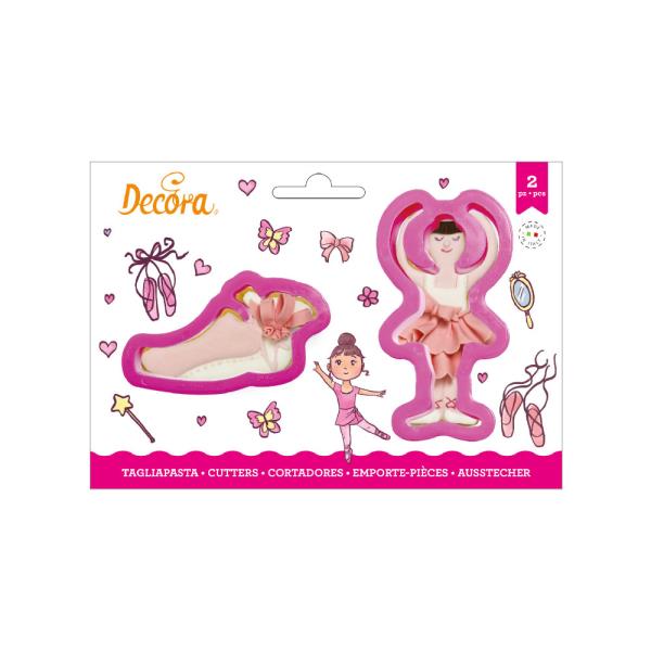 SET 2 TAGLIAPASTA BALLERINA E SCARPETTA 1 SET 2 TAGLIAPASTA BALLERINA E SCARPETTA
