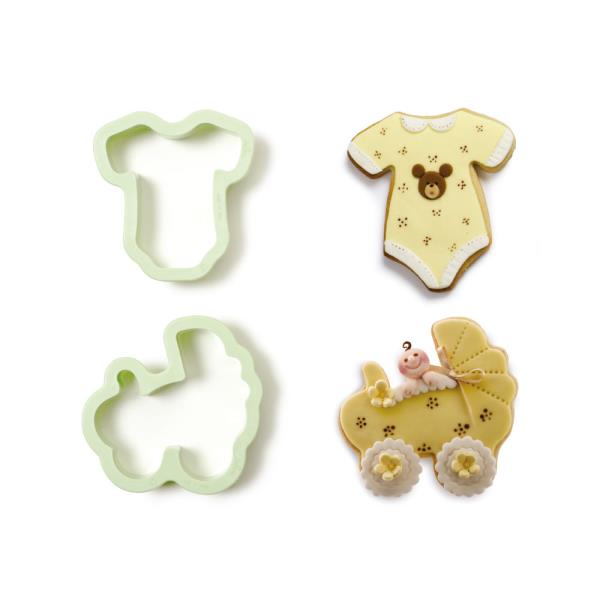 SET 2 TAGLIAPASTA CON BODY E CARROZZINA 2 SET 2 TAGLIAPASTA CON BODY E CARROZZINA