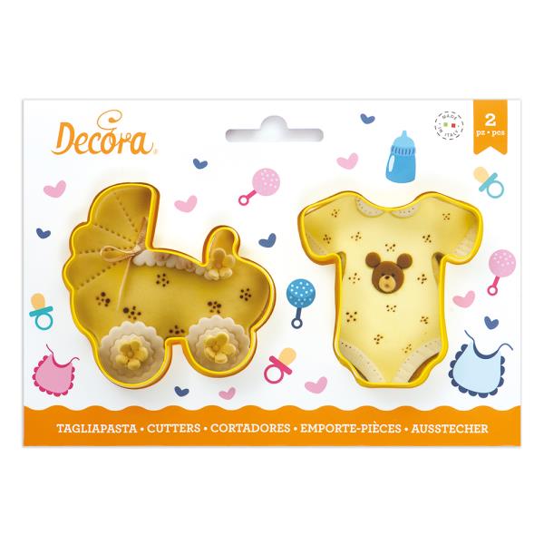 SET 2 TAGLIAPASTA CON BODY E CARROZZINA 1 SET 2 TAGLIAPASTA CON BODY E CARROZZINA