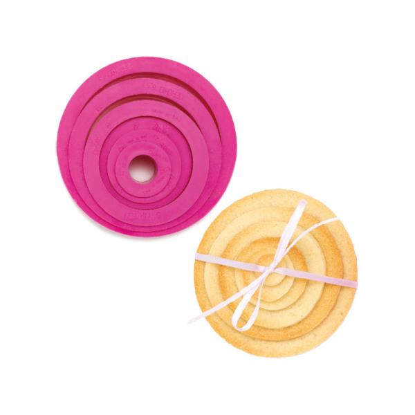 SET 6 TAGLIAPASTA IN PLASTICA TONDO 2 SET 6 TAGLIAPASTA IN PLASTICA TONDO