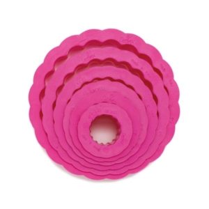 SET 6 TAGLIAPASTA IN PLASTICA TONDO RICCIO