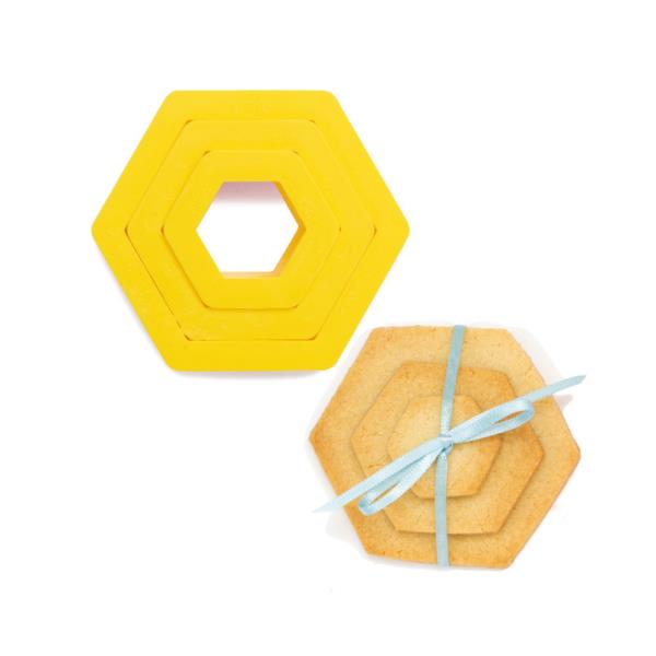 SET 3 TAGLIAPASTA IN PLASTICA ESAGONO 2 SET 3 TAGLIAPASTA IN PLASTICA ESAGONO