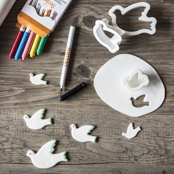 SET 3 TAGLIAPASTA IN PLASTICA COLOMBA