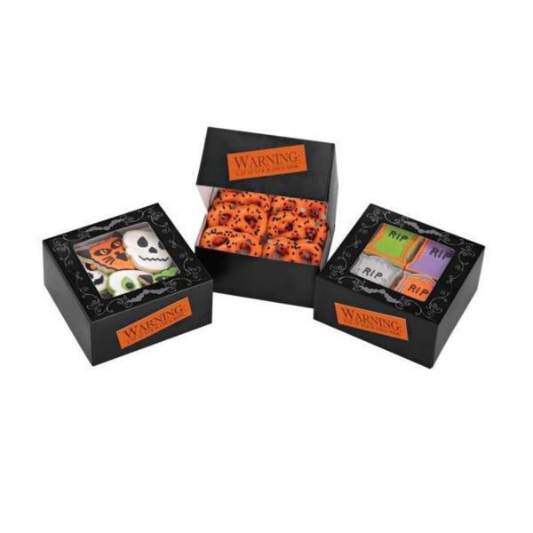 SCATOLA PORTA DOLCI HALLOWEEN PIPISTRELLO 3 pz 2 SCATOLA PORTA DOLCI HALLOWEEN PIPISTRELLO 3 pz