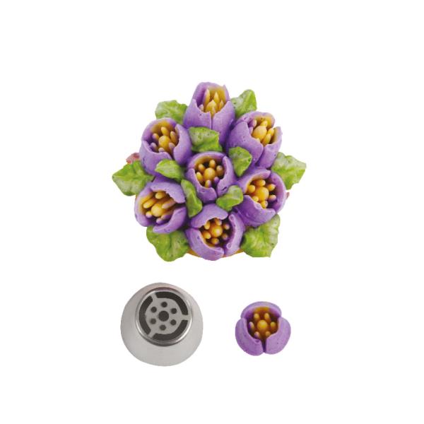 CORNETTO 3D DECORA N.15 TULIPANO 3 PETALI