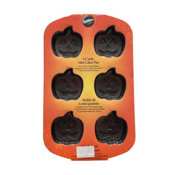 STAMPO ANTIADERENTE MINI ZUCCHE 6 CAVITA' 1 STAMPO ANTIADERENTE MINI ZUCCHE 6 CAVITA'
