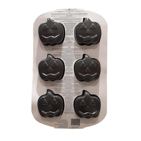 STAMPO ANTIADERENTE MINI ZUCCHE 6 CAVITA' 2 STAMPO ANTIADERENTE MINI ZUCCHE 6 CAVITA'