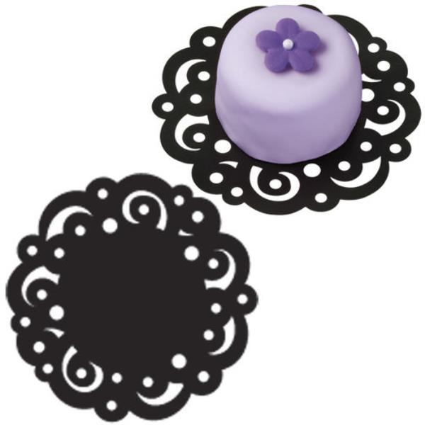 CENTRINI NERI CON SMERLO Ø10 cm NERO 30 pz 1 CENTRINI NERI CON SMERLO Ø10 cm NERO 30 pz