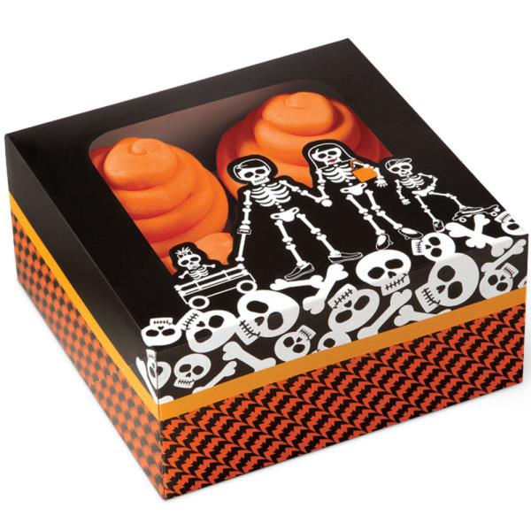 SCATOLA PORTA DOLCI HALLOWEEN SCHELETRO 4 CAVITA' 3 pz 1 SCATOLA PORTA DOLCI HALLOWEEN SCHELETRO 4 CAVITA' 3 pz