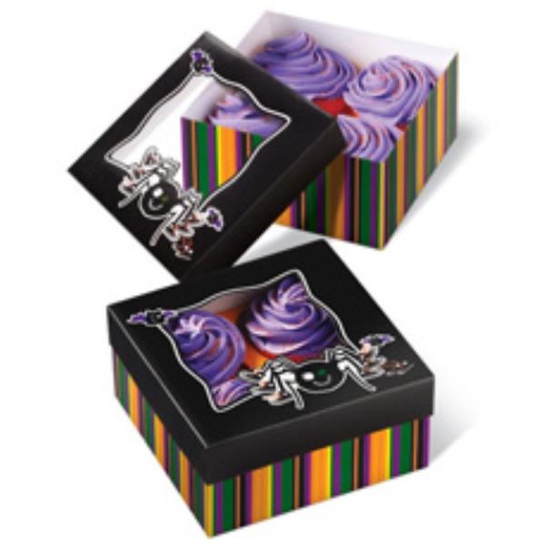 SCATOLA PORTA DOLCI HALLOWEEN RAGNO 3 pz 1 SCATOLA PORTA DOLCI HALLOWEEN RAGNO 3 pz