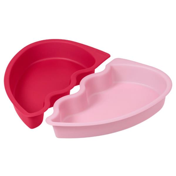 STAMPO SILICONE CUORE SPEZZATO 2 STAMPO SILICONE CUORE SPEZZATO