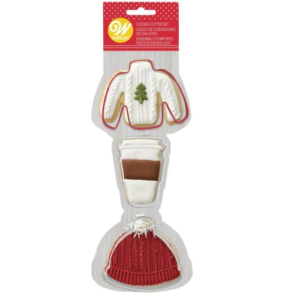 SET 3 TAGLIAPASTA CAPPELLO MAGLIA TAZZA LATTE 1 SET 3 TAGLIAPASTA CAPPELLO MAGLIA TAZZA LATTE