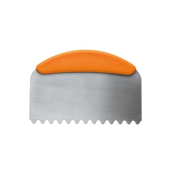 SPATOLA INOX MANICO ARANCIONE ONDA CM.22,5XCM.11 1 SPATOLA INOX MANICO ARANCIONE ONDA CM.22,5XCM.11