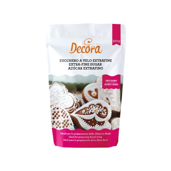 ZUCCHERO EXTRA FINE PER GHIACCIA DECORA GR.500 1 ZUCCHERO EXTRA FINE PER GHIACCIA DECORA GR.500