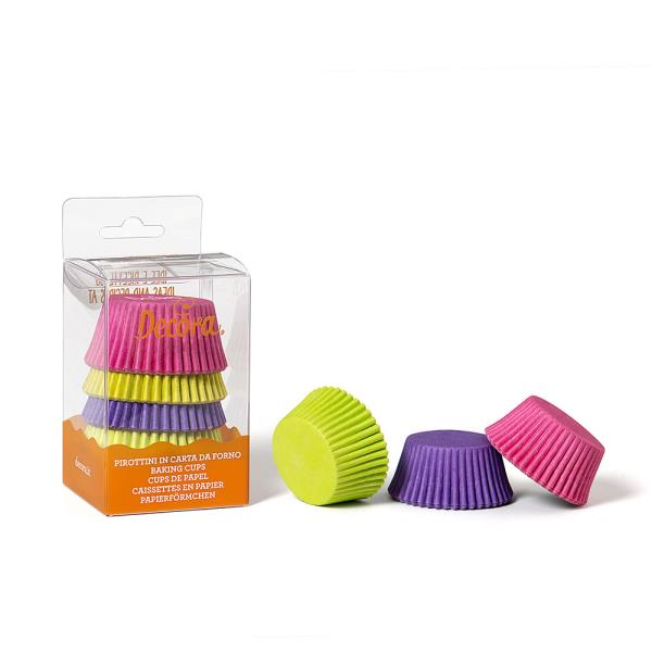 PIROTTINI MUFFIN TONDI Ø 50 mm FLUO MULTICOLOR PZ.75 1 PIROTTINI MUFFIN TONDI Ø 50 mm FLUO MULTICOLOR PZ.75