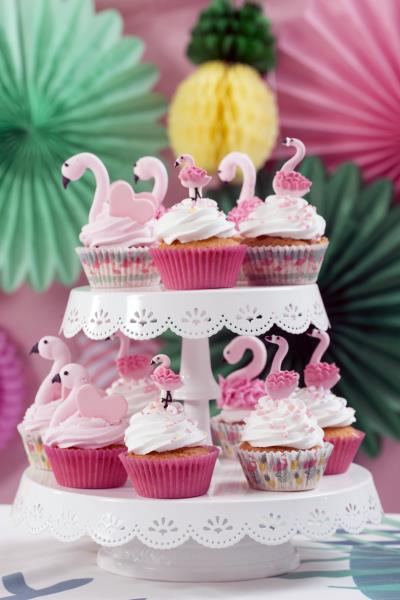 PIROTTINI MUFFIN Ø50 mm FENICOTTERI ROSA pz.75 2 PIROTTINI MUFFIN Ø50 mm FENICOTTERI ROSA pz.75