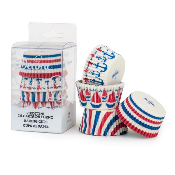 PIROTTINI MUFFIN Ø50 mm SAIL ANCORA BARCA MARE pz.75 1 PIROTTINI MUFFIN Ø50 mm SAIL ANCORA BARCA MARE pz.75