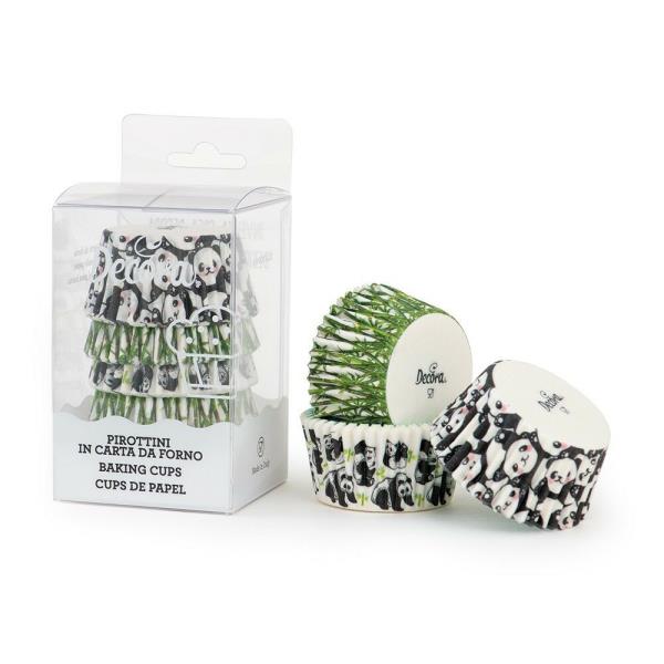 PIROTTINI MUFFIN Ø50 mm PANDA BAMBOO pz.75
