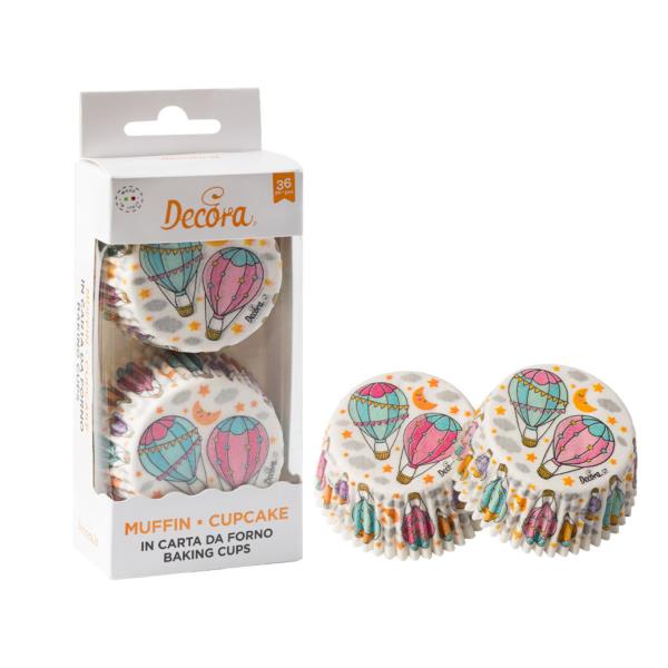 PIROTTINI MUFFIN Ø50 mm MONGOLFIERE pz.36 1 PIROTTINI MUFFIN Ø50 mm MONGOLFIERE pz.36