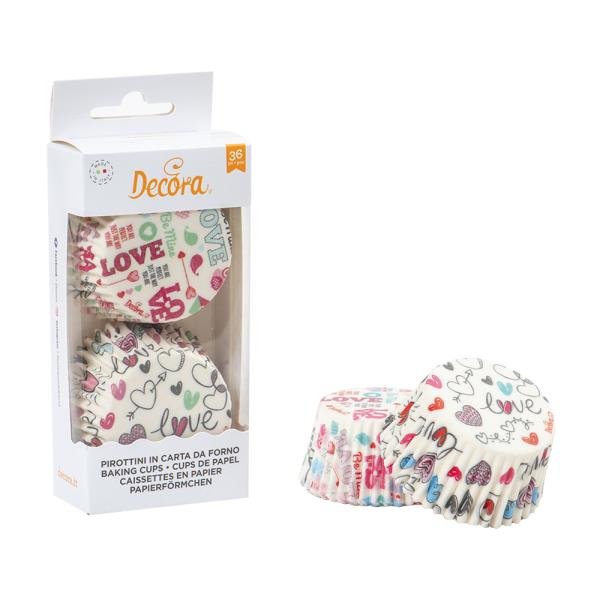 PIROTTINI MUFFIN Ø50 mm MESSAGGIO D'AMORE pz.36 1 PIROTTINI MUFFIN Ø50 mm MESSAGGIO D'AMORE pz.36
