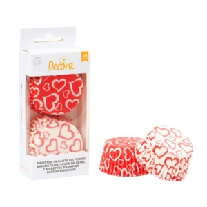 PIROTTINI MUFFIN Ø50 mm CUORI pz.36
