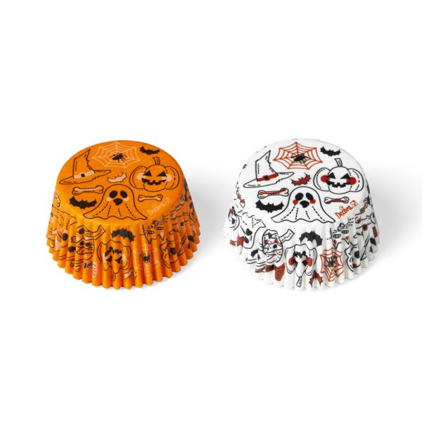 PIROTTINI MUFFIN Ø50 mm FANTASMINI E ZUCCA pz.36 2 PIROTTINI MUFFIN Ø50 mm FANTASMINI E ZUCCA pz.36