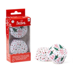 PIROTTINI MUFFIN Ø50 mm XMAS TREE E STARS pz.36