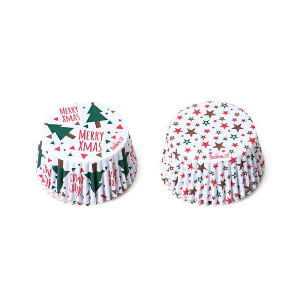 PIROTTINI MUFFIN Ø50 mm XMAS TREE E STARS pz.36 2 PIROTTINI MUFFIN Ø50 mm XMAS TREE E STARS pz.36