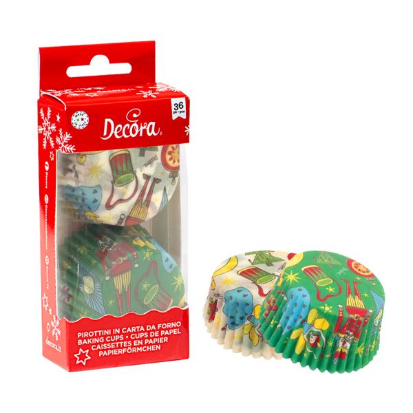 PIROTTINI MUFFIN Ø50 mm XMAS SCHIACCIANOCI pz.36 1 PIROTTINI MUFFIN Ø50 mm XMAS SCHIACCIANOCI pz.36