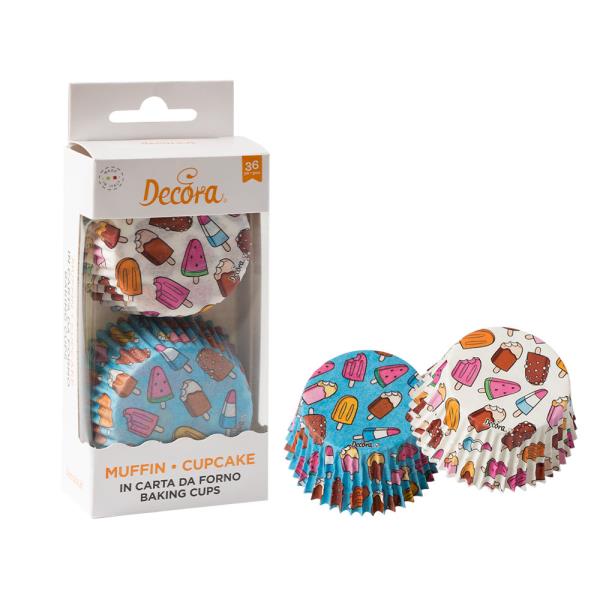 PIROTTINI MUFFIN Ø50 mm GELATI pz.36 1 PIROTTINI MUFFIN Ø50 mm GELATI pz.36