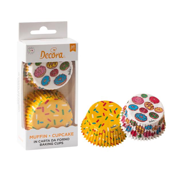 PIROTTINI MUFFIN Ø50 mm DONUTS pz.36 1 PIROTTINI MUFFIN Ø50 mm DONUTS pz.36