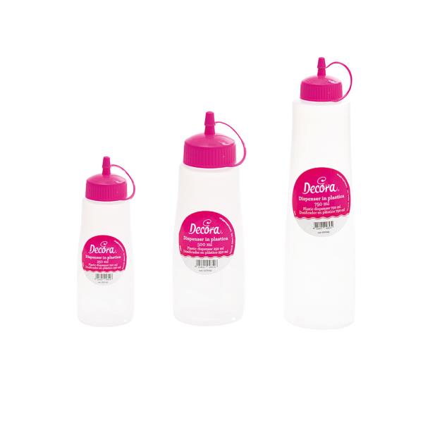 DISPENSER CON TAPPO FUXIA